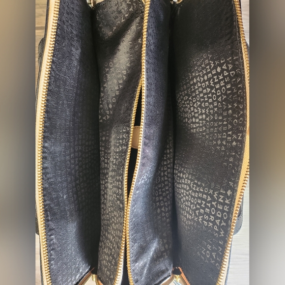 Gorgeous Cream And Black Kate Spade Grand Street Lydia Tote Purse With Side Bags - Picture 10 of 17